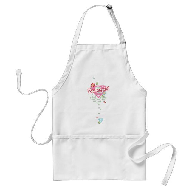 Supergirl Flower Madness Standard Apron (Front)