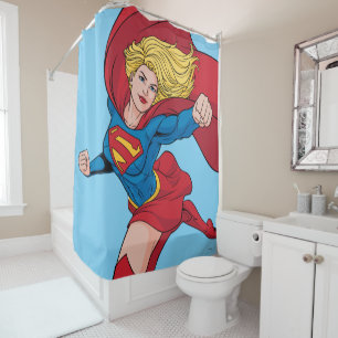 Supergirl Flying Upwards Illustration