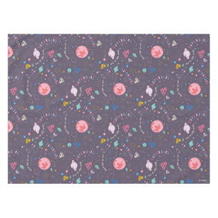 Supergirl Flying Upwards Illustration Tablecloth