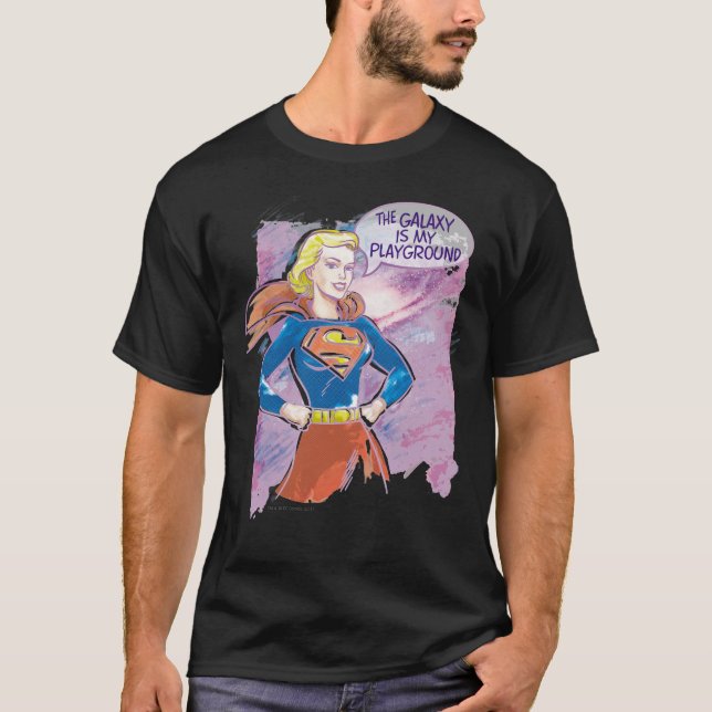 Supergirl Galaxy T-Shirt (Front)