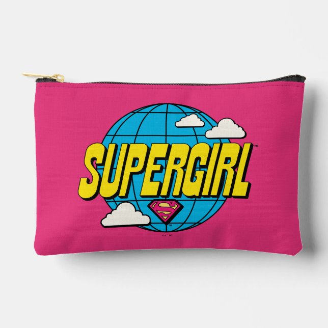 Supergirl Global Pop Graphic Accessory Pouch (Front)