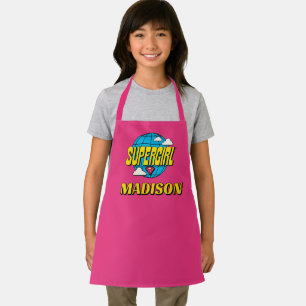 Supergirl Global Pop Graphic Apron