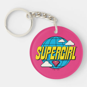 Supergirl Global Pop Graphic Keychain