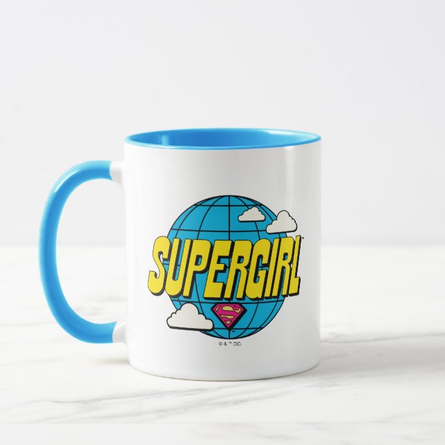 Supergirl Global Pop Graphic Mug (Left)