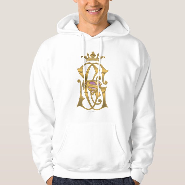 Supergirl Gold Crown Hoodie (Front)