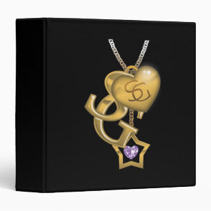 Supergirl Gold Locket Binder