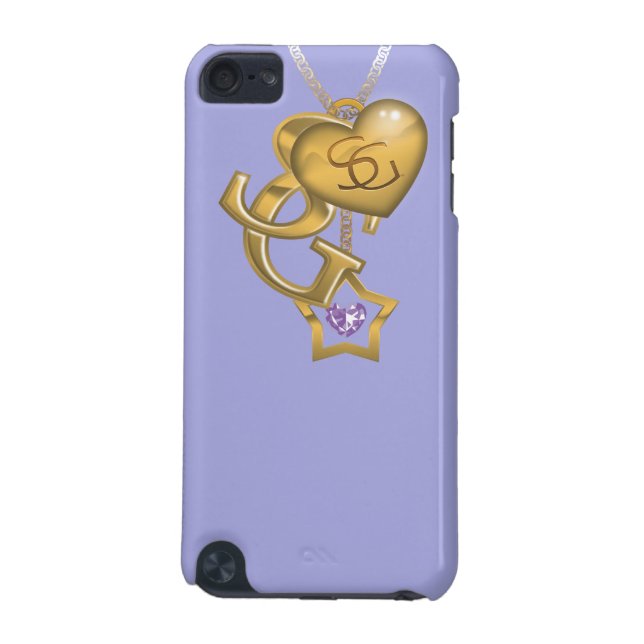 Supergirl Gold Locket iPod Touch (5th Generation) Case (Back)