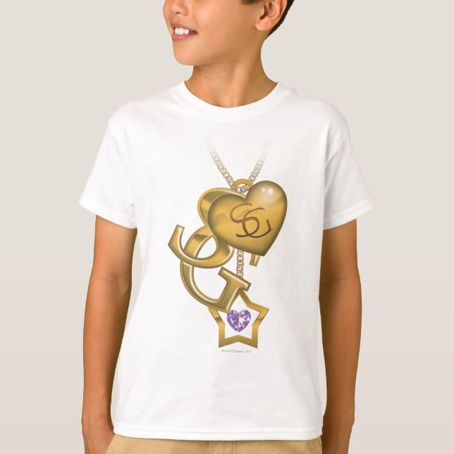 Supergirl Gold Locket T-Shirt (Front)