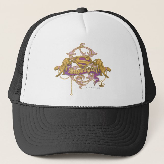 Supergirl Golden Cat 2 Trucker Hat (Front)