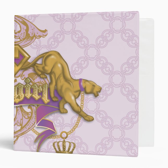Supergirl Golden Cat 3 Binder (Front/Inside)