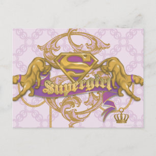 Supergirl Golden Cat 3 Postcard