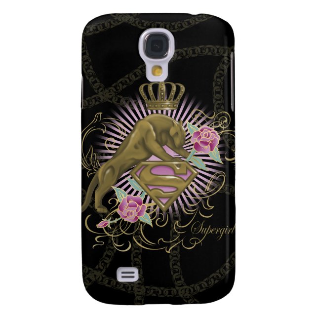 Supergirl Golden Cat 4 Case-Mate Samsung Galaxy Case (Back)