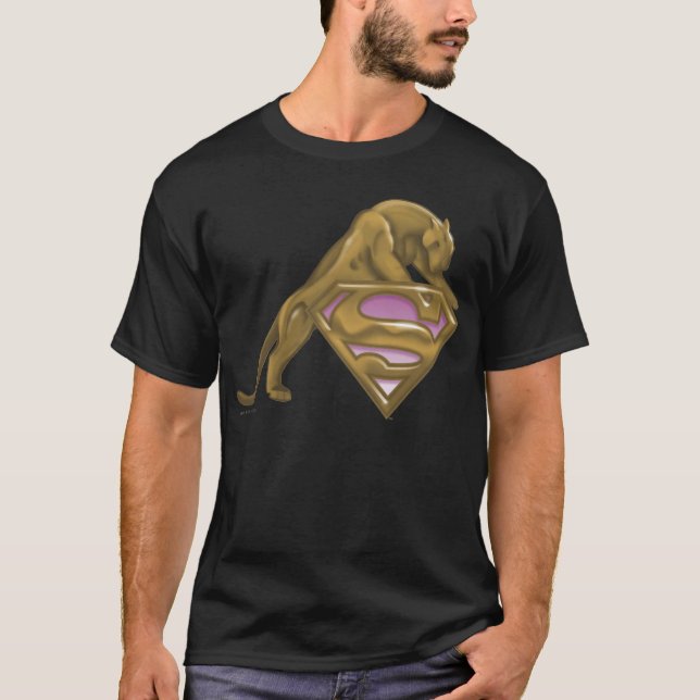 Supergirl Golden Cat T-Shirt (Front)