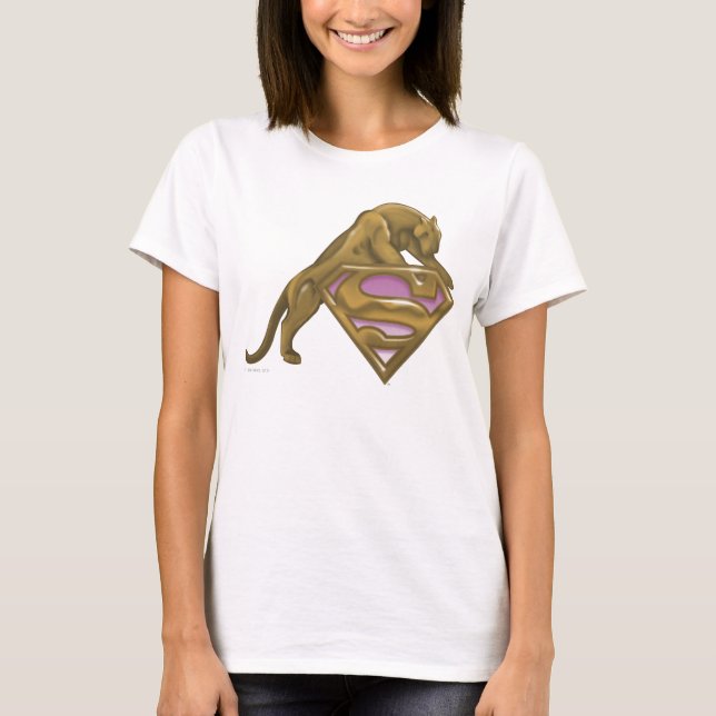 Supergirl Golden Cat T-Shirt (Front)