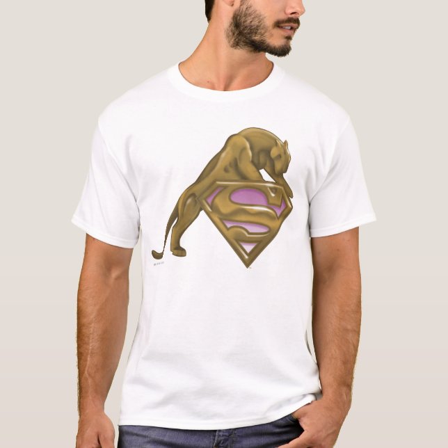 Supergirl Golden Cat T-Shirt (Front)