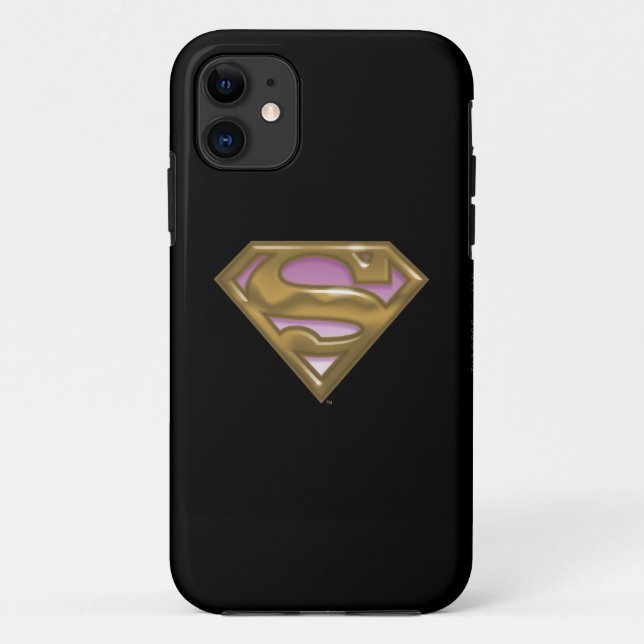 Supergirl Golden Logo Case-Mate iPhone Case (Back)