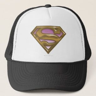 Supergirl Golden Logo Trucker Hat
