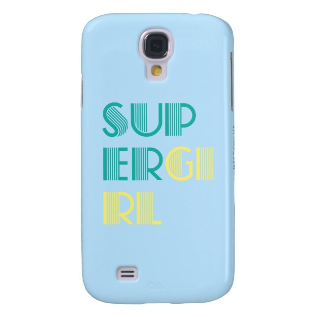 Supergirl Green and Yellow Case-Mate Samsung Galaxy Case (Back)