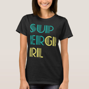 Supergirl Green and Yellow T-Shirt