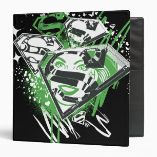 Supergirl Green Spills Binder