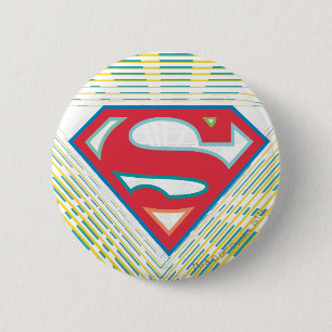 Supergirl Groovy Logo 2 Inch Round Button