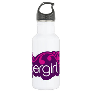 Supergirl Groovy Name and S-Shield 532 Ml Water Bottle