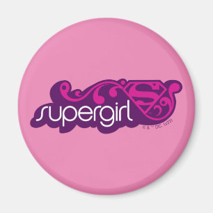 Supergirl Groovy Name and S-Shield Magnet