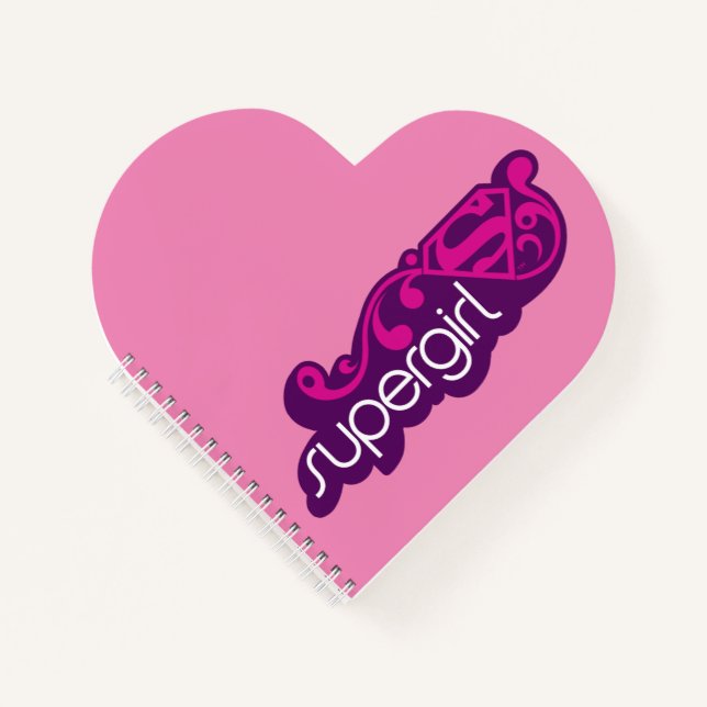 Supergirl Groovy Name and S-Shield Notebook (Front)
