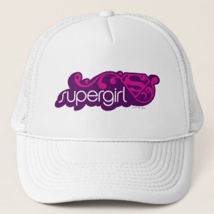 Supergirl Groovy Name and S-Shield Trucker Hat