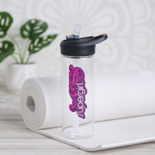 Supergirl Groovy Name and S-Shield Water Bottle