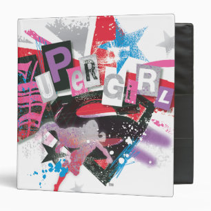 Supergirl Grunge Design Binder