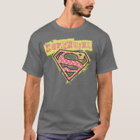 Supergirl Grunge Logo Pink