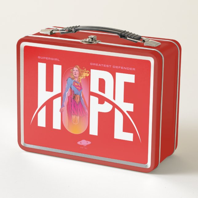 Supergirl Hope Metal Lunch Box (Front)