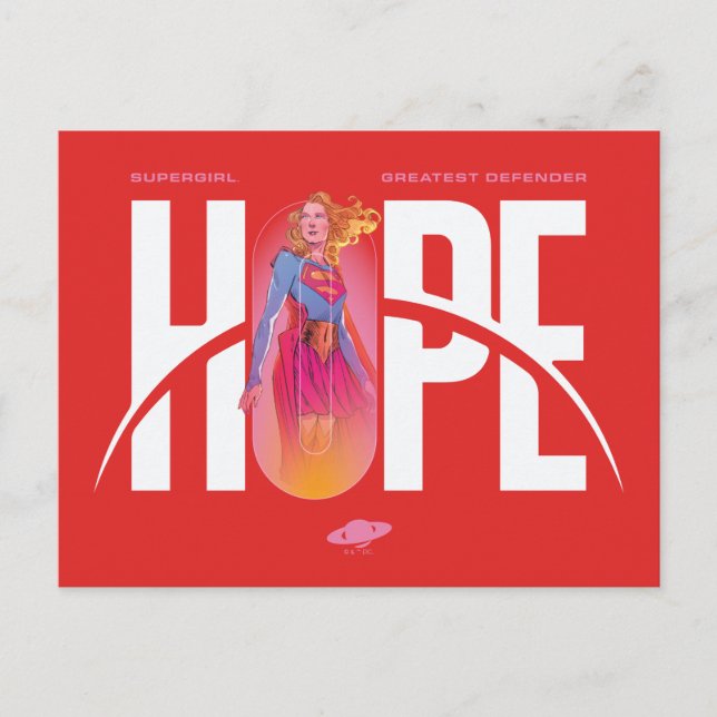 Supergirl Hope Postcard (Front)