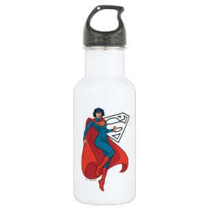 Supergirl Hovering in Blue Suit 532 Ml Water Bottle