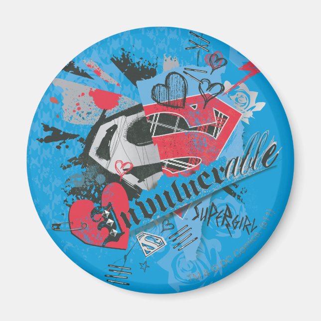Supergirl Invulnerable Magnet (Front)
