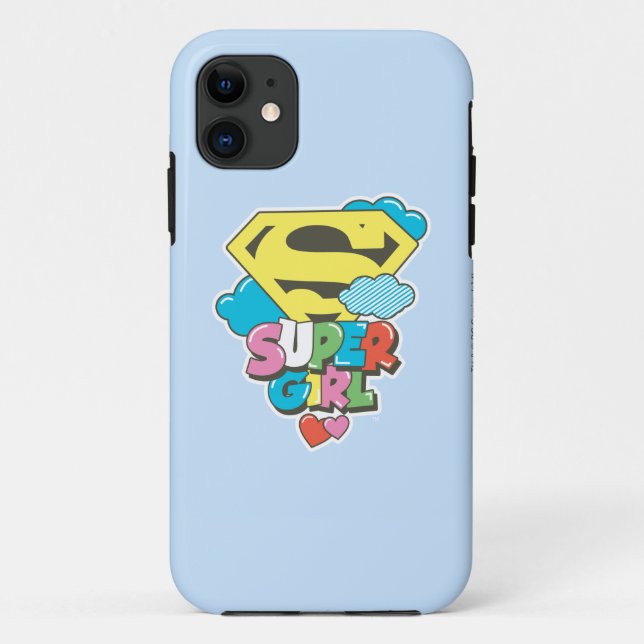 Supergirl J-Pop 5 Case-Mate iPhone Case (Back)