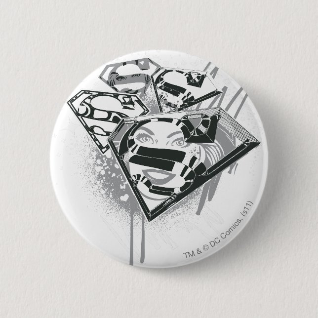 Supergirl Keep it Fresh 1 2 Inch Round Button (Front)