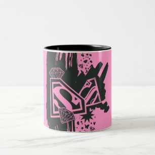 Supergirl Keep it Fresh 2 Two-Tone Coffee Mug