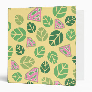 Supergirl Leaf Pattern Binder