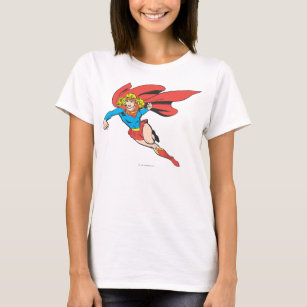 Supergirl Leaps and Punches T-Shirt