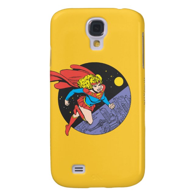 Supergirl Leaps in Space Case-Mate Samsung Galaxy Case (Back)