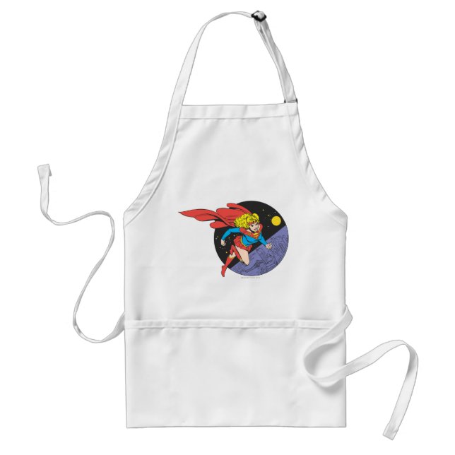 Supergirl Leaps in Space Standard Apron (Front)