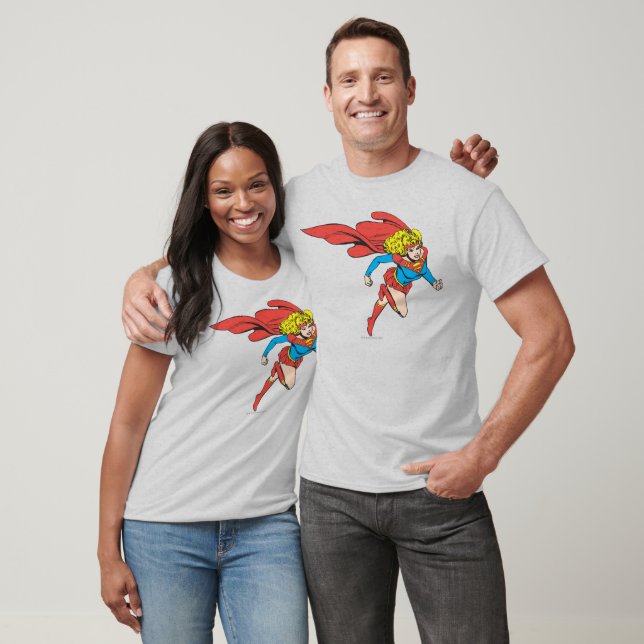 Supergirl Leaps Right T-Shirt (Unisex)