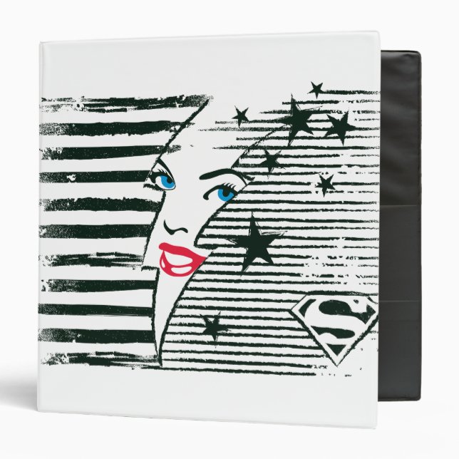 Supergirl Lightning With Face Binder (Front/Inside)