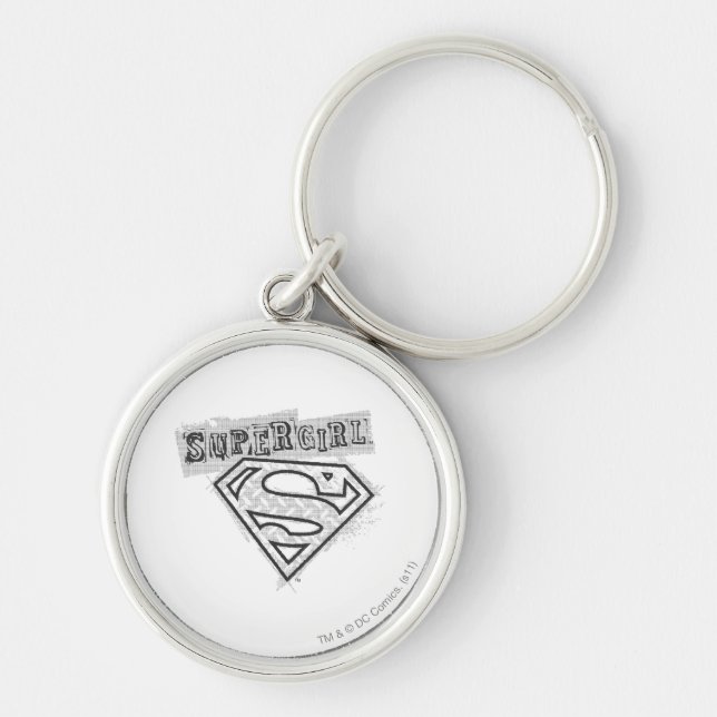Supergirl Logo 1 Keychain (Front)