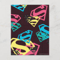 Supergirl Logo Pattern & Polka Dots