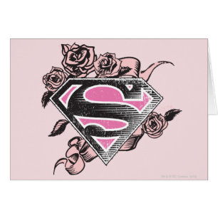 Supergirl Logo with Roses