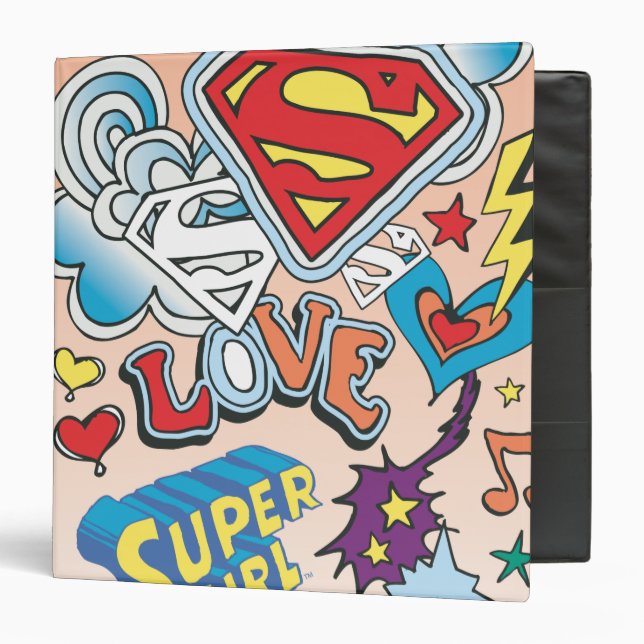 Supergirl Love Binder (Front/Inside)