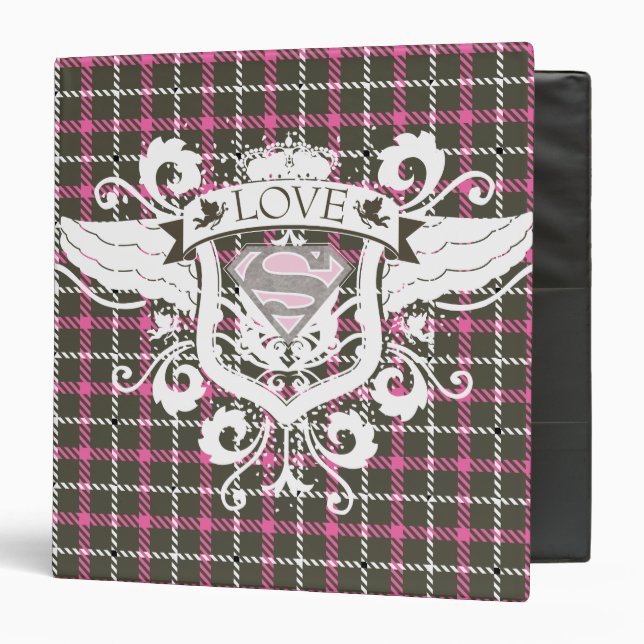 Supergirl Love Crest Binder (Front/Inside)